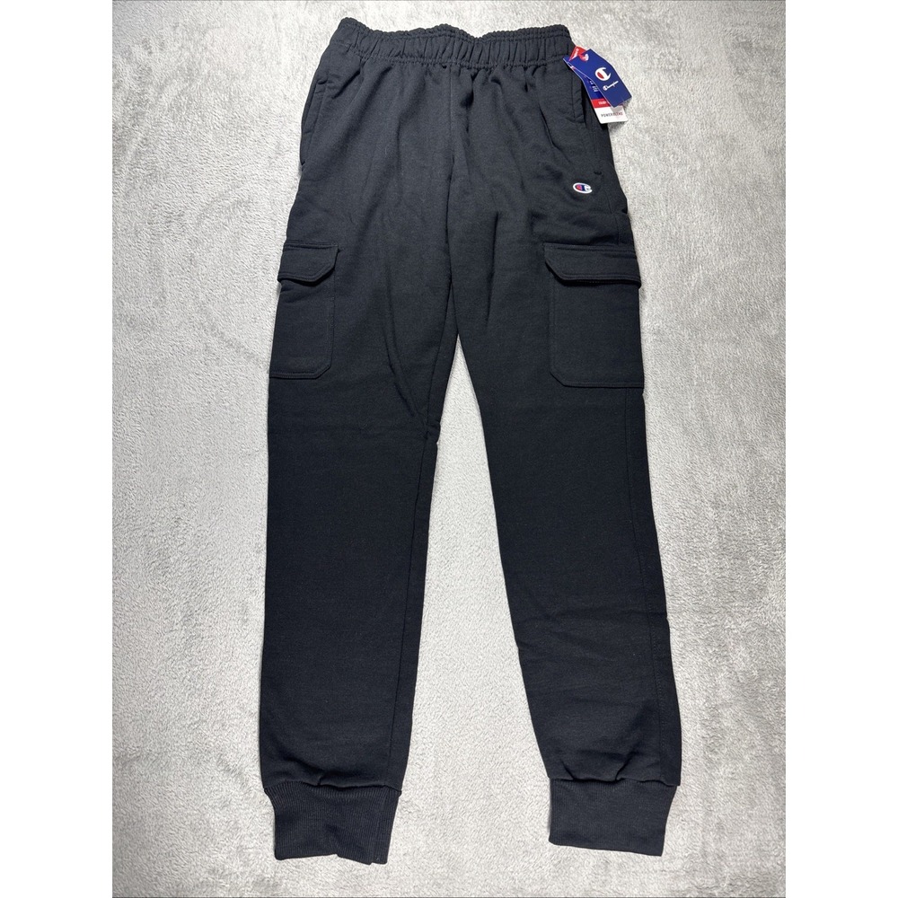 Champion Men's Cargo Sweatpants Taper Leg Pocket Active Jogger Pants Sz S New